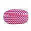 New fabric factory price pink striped insulated neoprene lunch bag