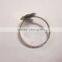 Silver Color Metal Adjustable Ring Base with 22mm Flat Pad Cameo