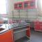movable student workbench with L frame hexagon workbench hexagon table