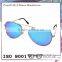 High quality mirror aviator metal material sunglasses