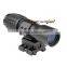Funpowerland 4X Magnifier With FTS Flip to Side Mount for Scopes Sights