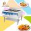 6 heads 2KW each wok commercial industrial electronic induction cooker cooktop with stainless steel M635
