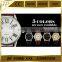 Imperial Big Roman Number Date Analog Leather Mechanical Watch for old people