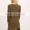 wholesale clothing manufacturers 2016 fall winter long knit sides split pullover latest design ladies sweater                        
                                                Quality Choice