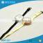 Women fashion design pu strap stainless steel case fitness watch
