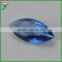 Wholesale china marquise faceted machine cut sapphire blue crystal glass stone