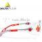 Deltaplus clear polycarbonate single lens adjustable & tilting nylon arms safety glasses