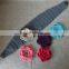 ladies winter crochet headband with flower