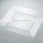 silver and clear hard quality Disposable PS cutlery sets ,picnic set.square plate set