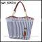 Free Shipping Personalized Canvas Stripe Handbag