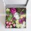 different colors custom wedding favors flower box/ gift packaging box