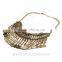 Fashion Retro Exaggerated Coins Tassel Necklace