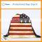 Sky Travel Bag Printed Drawstring Bags Polyester Foldable Shopping Bag Supplier's Choice