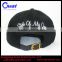 3D Embroidery Blank Leather Strap Back Hat
