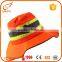 Road bikes orange cowboy adult unisex bucket hat with mesh