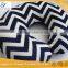 Navy Chevon Pirnt Minky Slip Cover For Boppy Pillow