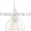 Hot Sale Colourful Hanging Lamp 1L,Edison Light Bulb Cage Lamp