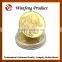 Gold plated pandas coins souvenir coin