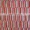 line brushed two tone color plush fabric