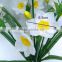 Hot Selling H44cm White Silk Garden Flowers Narcissus