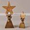 Star shape resin trophy for commemorating