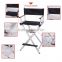 CE certificate aluminum director chair black makeup chair