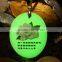 Fragrance natural luminous stone jasmine flower pendant necklace for women