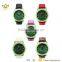 Best selling green back light leather blet watches 3atm waterproof quartz watch winder 7030