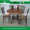 metal dining set metal table and chairs metal dining table and chiars 1+4 set