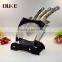 Modern stainless steel acrylic knife display stand