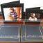4x6 vertical photo card frame baby wedding graduation folding silver Paper Photo Frame