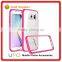 [UPO] For Samsung Galaxy s7 edge Hard Phone Case,Harden Hard back Plastic PC with Candy color Tpu bumper Crystal Clear
