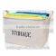 Sturdy Jute Foldable Book Towel Lego Bricks Toys Tote Bag/Bin Box/ Storage Basket