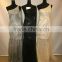Elegant one-shoulder sexy backless shimmering beaded see-through black maxi evening dress with tulle
