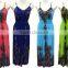 Wholesale cheap summer dresses floral chevron tie dye assorted Plus size