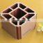 Wpc Square Green Timber, Louver Blade, Wpc Hollow Timber for Outdoor PE Project