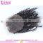 Hot selling afro kinky curly cheap bohemian human hair lace closure with baby hair virgin brazilian remy hair full lace closure