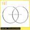 Cheap wholesale 925 sterling silver big earrings hoops jewelry fashion jewelry making earrings hoop (AE-034)