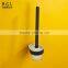 zine alloy rubber painting finishing with bathroom accessories toilet brush holder