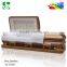 JS-ST627 Good Quality Adult Steel Caskets Factory
