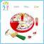 Wooden birthday party cake set educational toys nursery school furniture