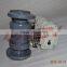 UPVC double union ball valve 24v dc electrical plastic screw valve