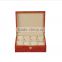 China wooden 6 trough piano lacquer factory wholesale custom luxury watch box, brown gift box