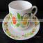 antique square ceramic chinese tea cups, wholesale white porcelain custom printed ceramic tea cups and saucers