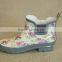 Ladies Waterproof Ankle Rubber Rainshoes