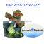 Factory Custom made best home decoration gift polyresin resin garden decoration alligator