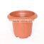 Terra Cotta Ceramic Garden Flower Pot/Cheap Headstone Round Plastic Flower Pot/High Quality Soft Nursery Plant Pot