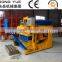 efficiency simple machine QTM6-25 movable flyash brick making machine
