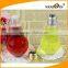 Screw Cap Lamp Bulb Shaped Plastic Juice Bottles
