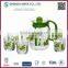 2015 New Hot Selling Drinking Glassware Set, Glass 7pcs Water Set With Decal